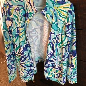 Lilly Pulitzer Long Sleeve Zip Up